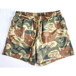 Savage Tacticians Hawaiian Mens Camo Swim Trunks Board Shorts Large